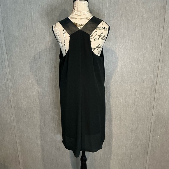 Aqua Black Flowy Dress Size Large - Picture 3 of 6
